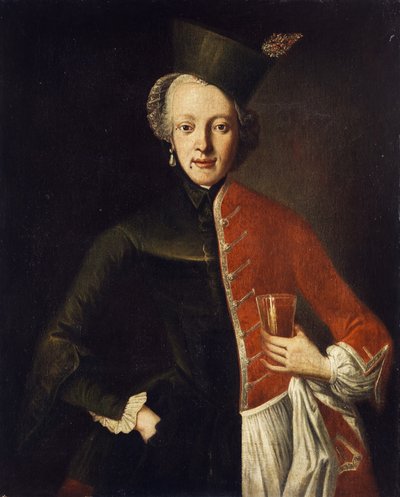 Giovane Nobile in Abito Nero e Giubba Rossa da Unknown